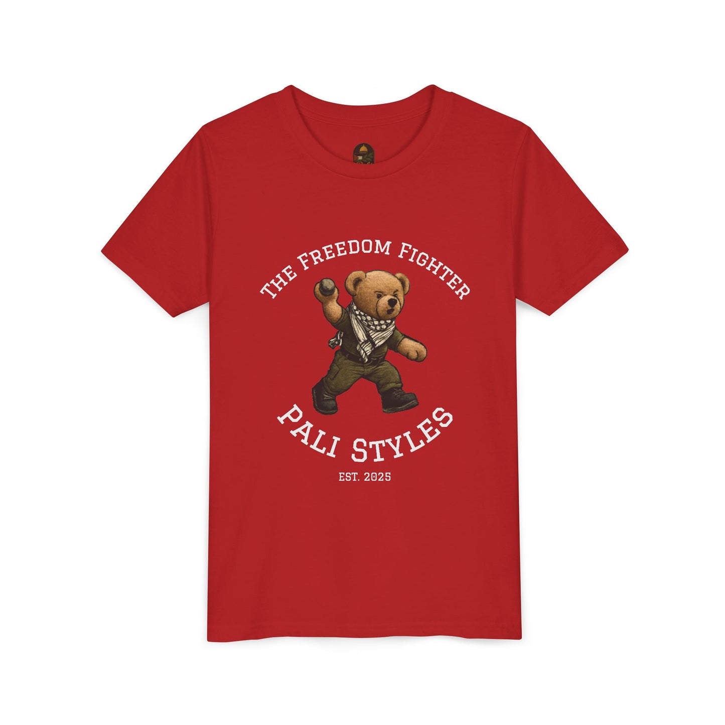 The Freedom Fighter Bear - T-Shirt (Youth)