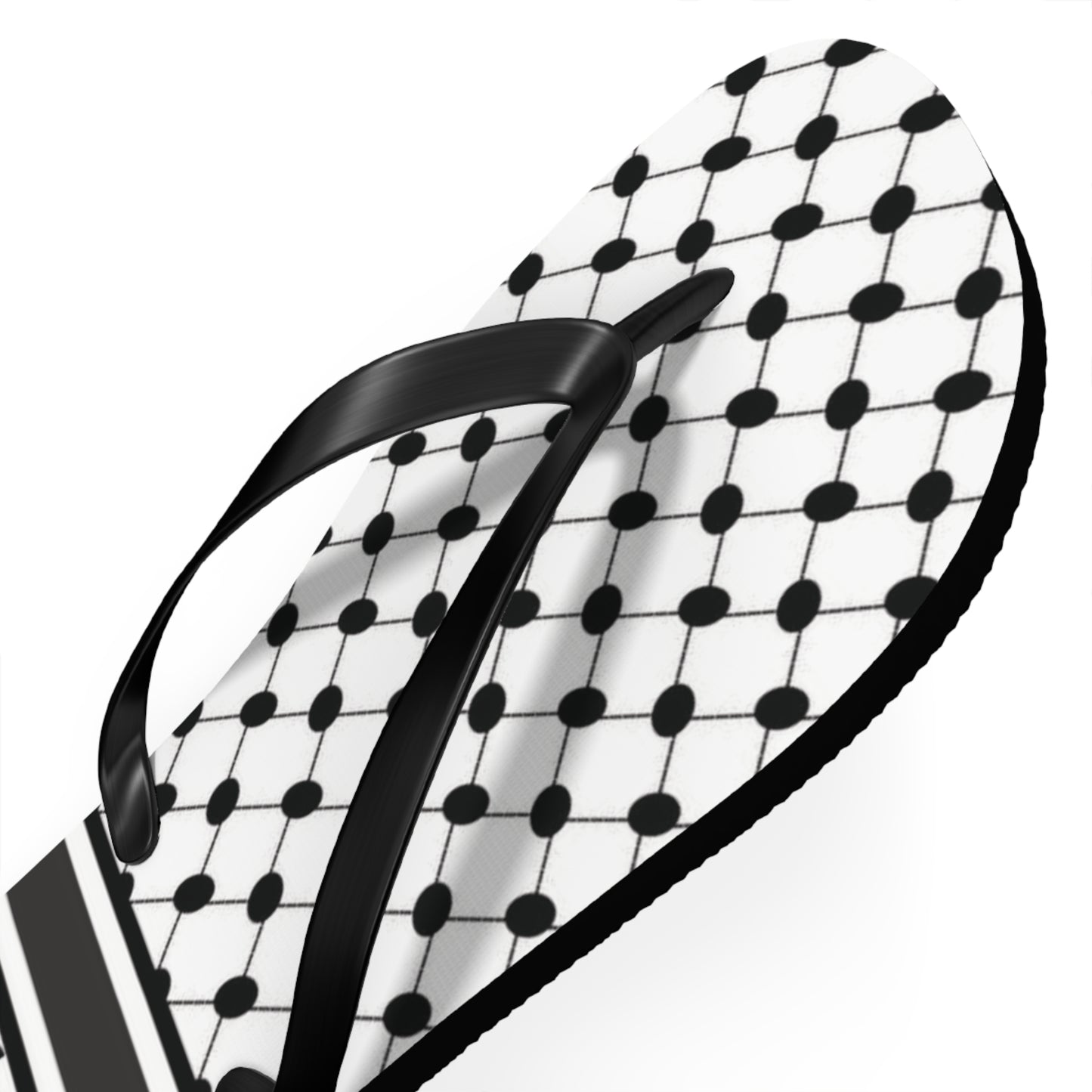 Keffiyeh Styled Flip Flops