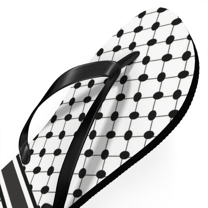 Keffiyeh Styled Flip Flops