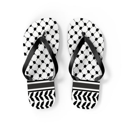 Keffiyeh Styled Flip Flops