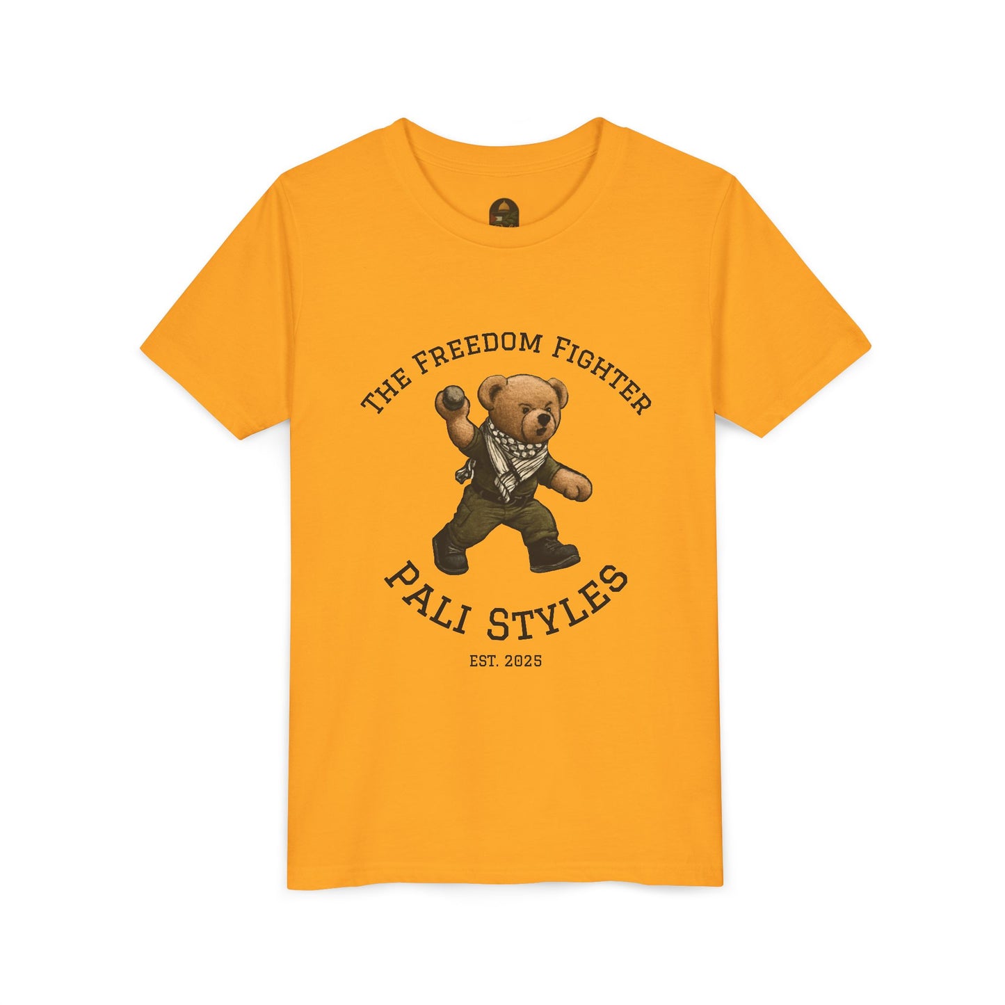 The Freedom Fighter Bear - T-Shirt (Youth)
