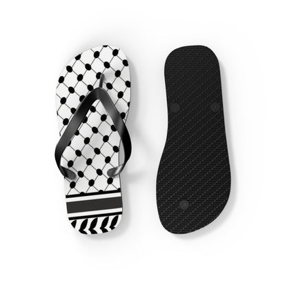 Keffiyeh Styled Flip Flops