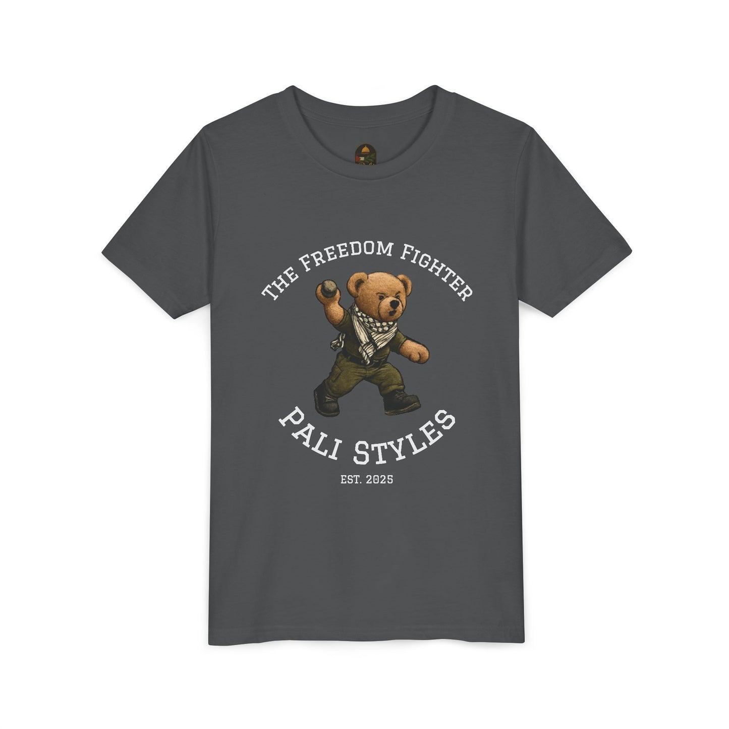 The Freedom Fighter Bear - T-Shirt (Youth)
