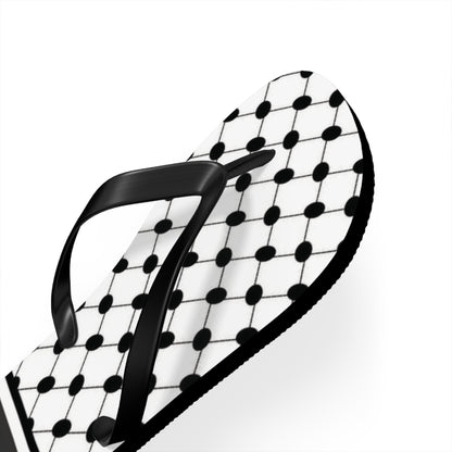 Keffiyeh Styled Flip Flops