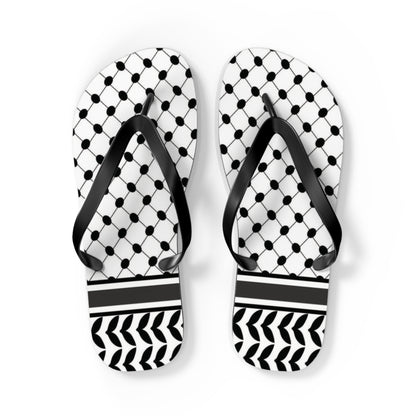 Keffiyeh Styled Flip Flops