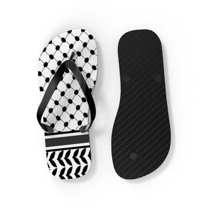 Keffiyeh Styled Flip Flops