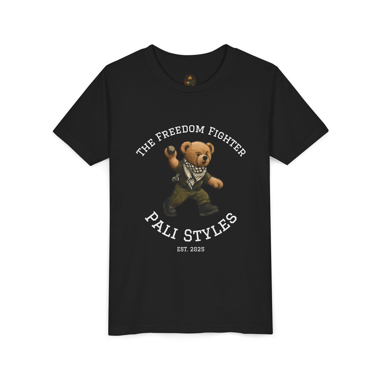 The Freedom Fighter Bear - T-Shirt (Youth)