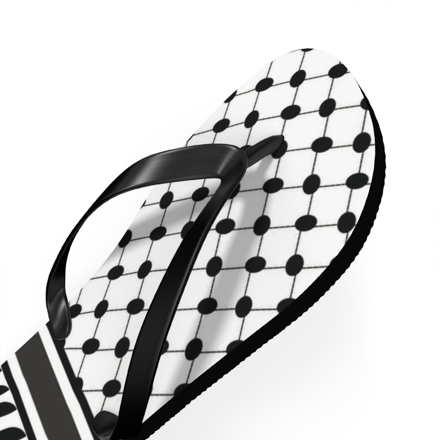 Keffiyeh Styled Flip Flops